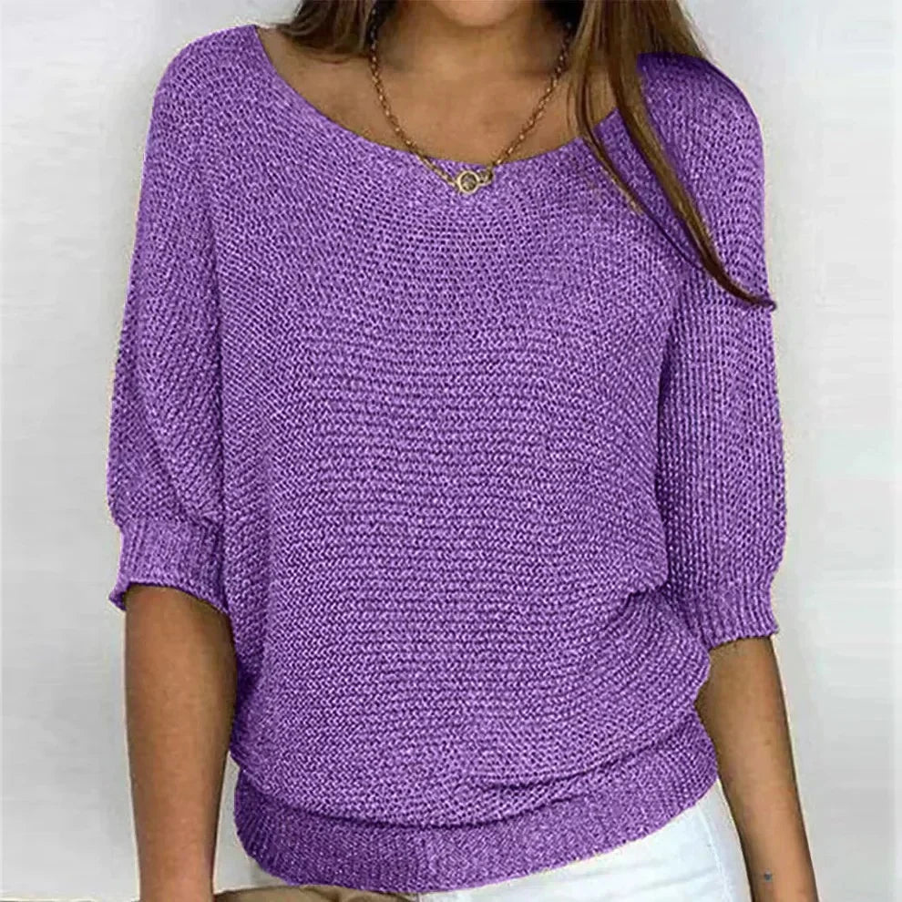 Euna | Relaxed Fit Soft Knit Sweater for Women 7