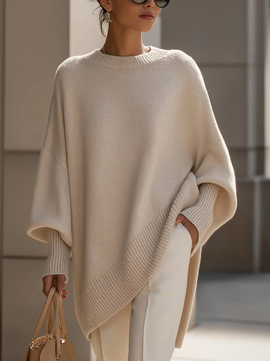 Evelyne Wool Blend Oversized Sweater 0