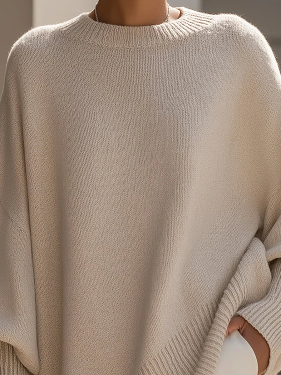 Evelyne Wool Blend Oversized Sweater 1