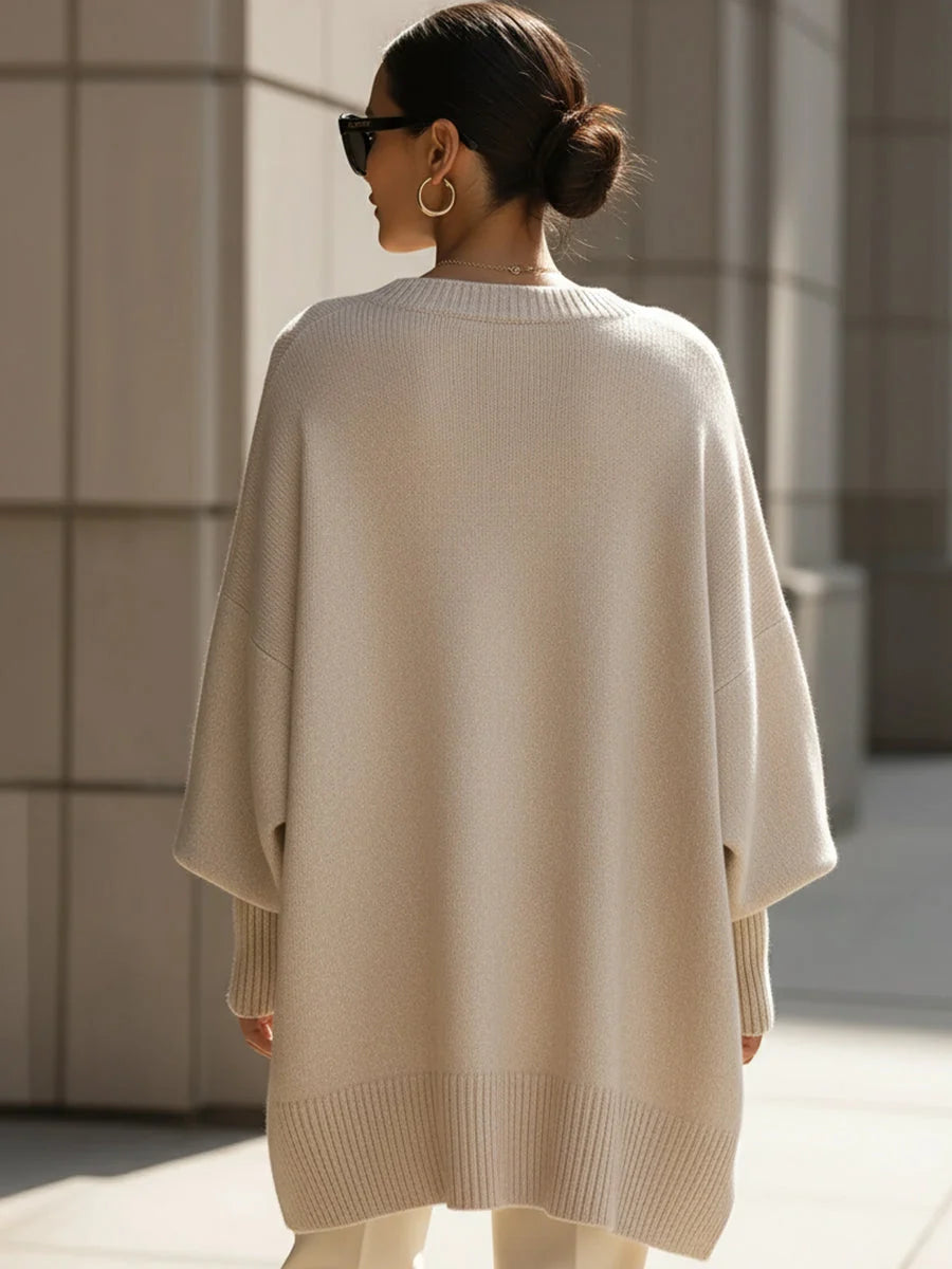 Evelyne Wool Blend Oversized Sweater 3