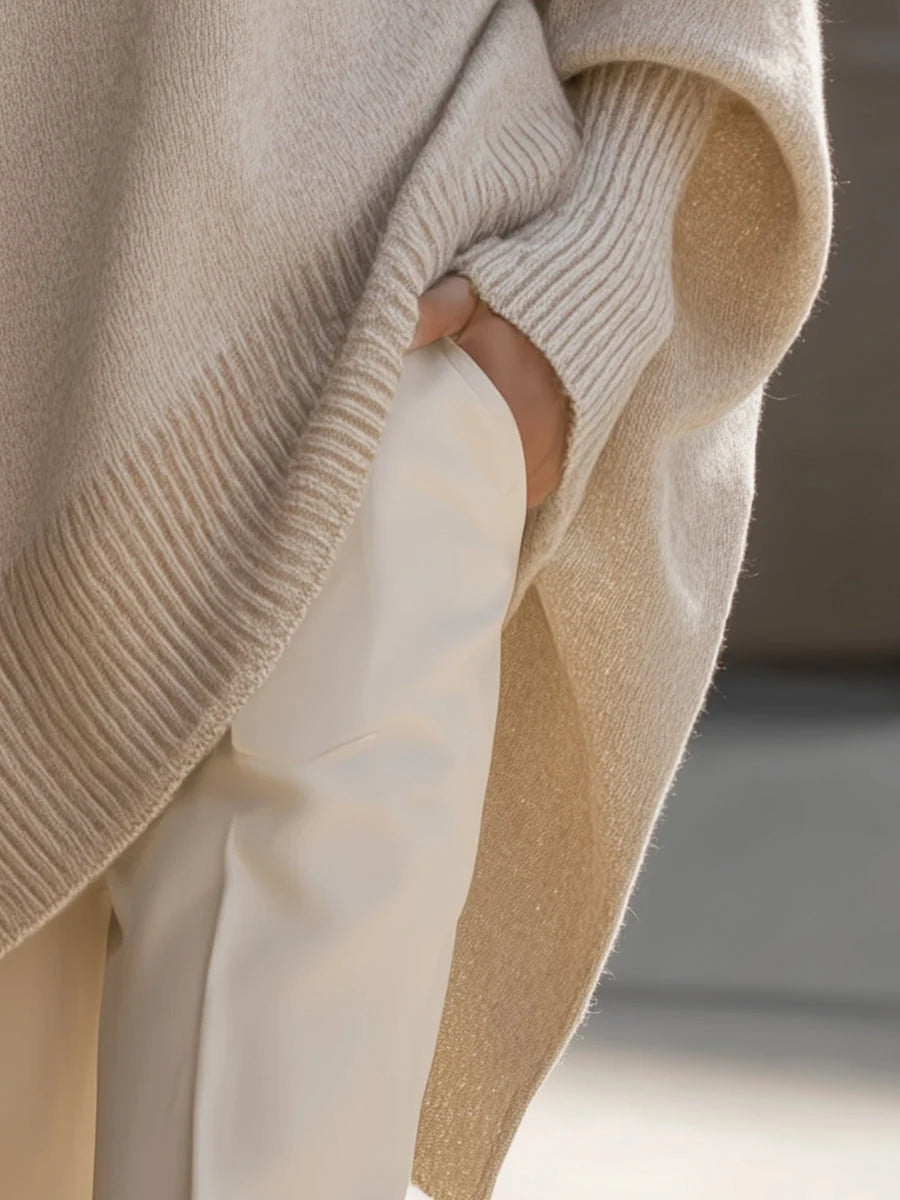 Evelyne Wool Blend Oversized Sweater 4