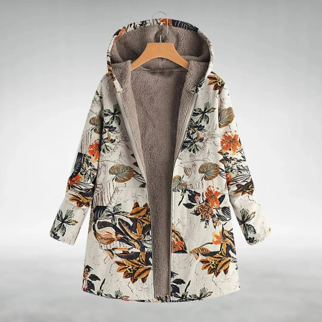 Floral Fleece Jacket | Women's Jacket for Cozy Layering 2