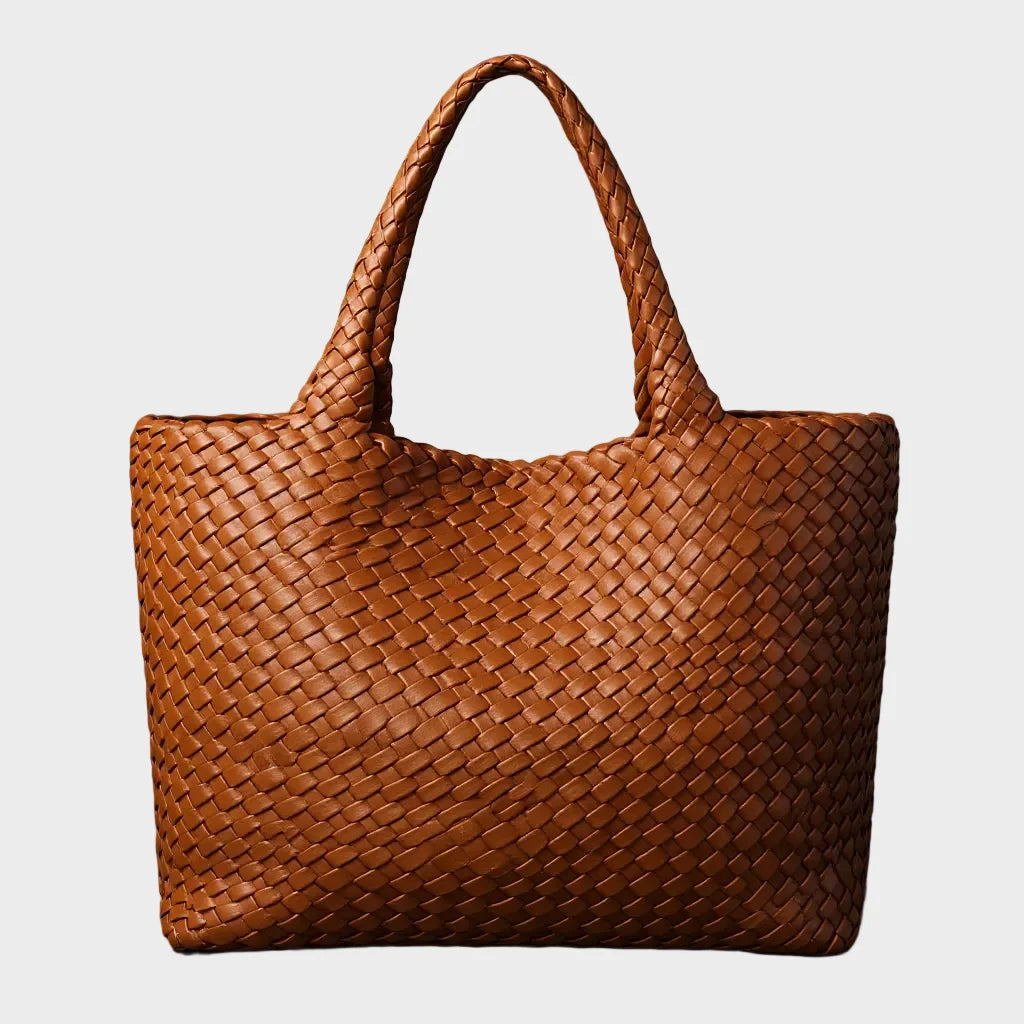 Lana Handwoven Leather Tote Bag | Stylish Everyday Tote 0