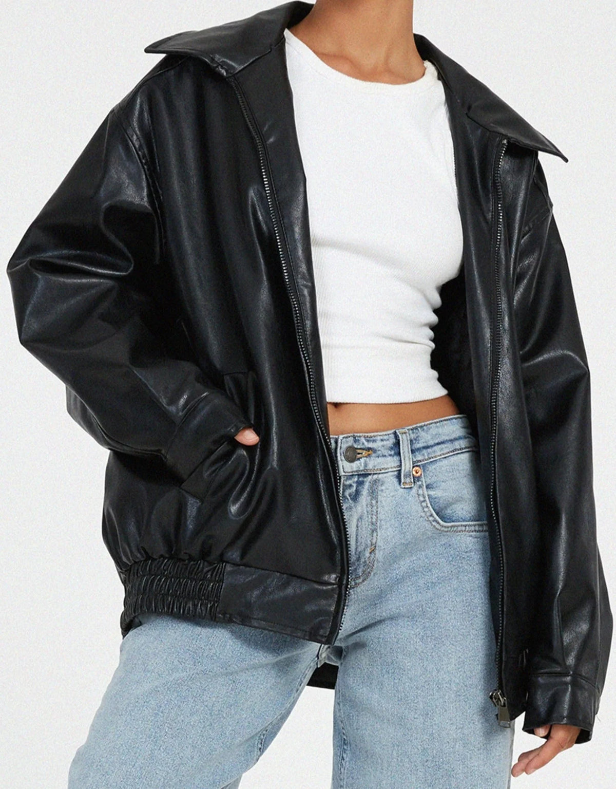 Leather Bomber Jacket ? Timeless Style with All-Day Comfort 6