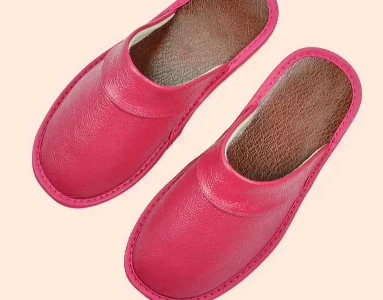 Leather Men’s Slippers – Cozy Warmth for Autumn & Winter Comfort 6