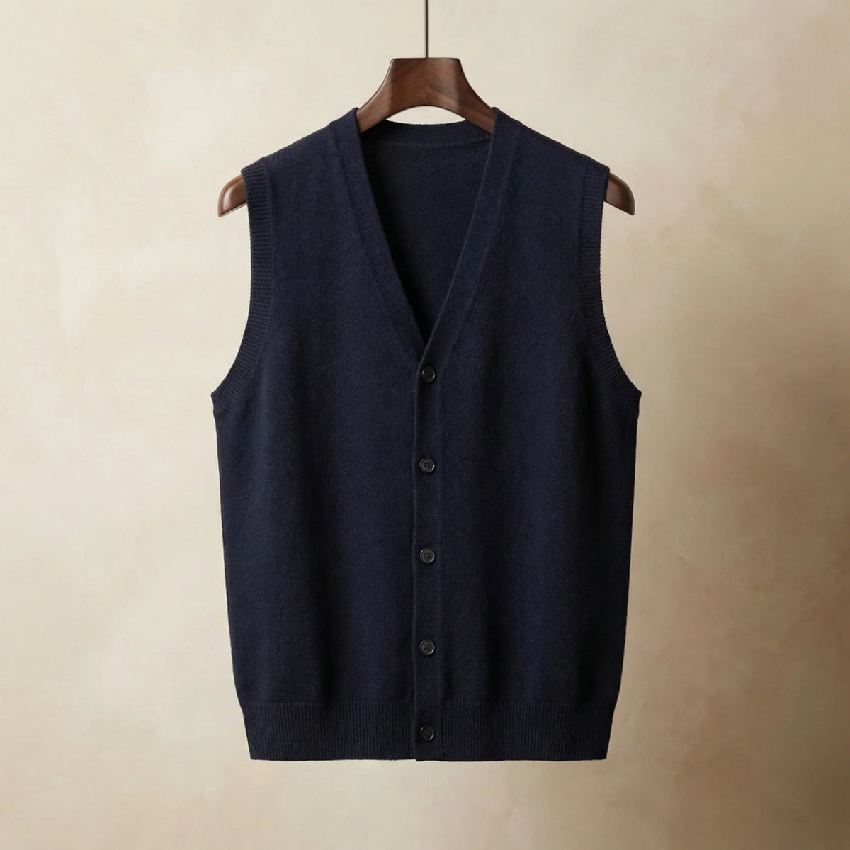 Lisbon Knitted Vest | Men's Sleeveless Cotton Blend Sweater Vest 5