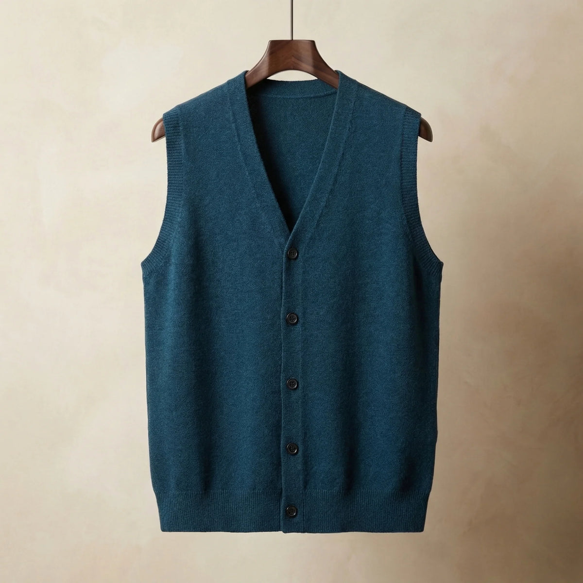Lisbon Knitted Vest | Men's Sleeveless Cotton Blend Sweater Vest 6