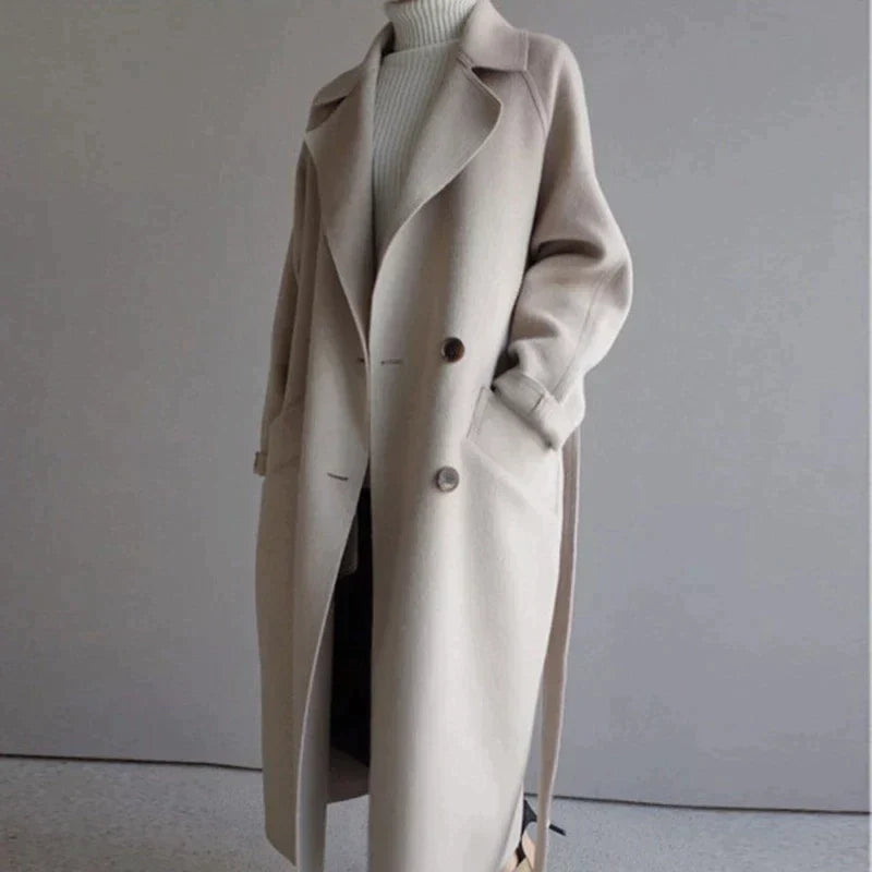 Longline Wool Coat | Women's Winter Coats 0
