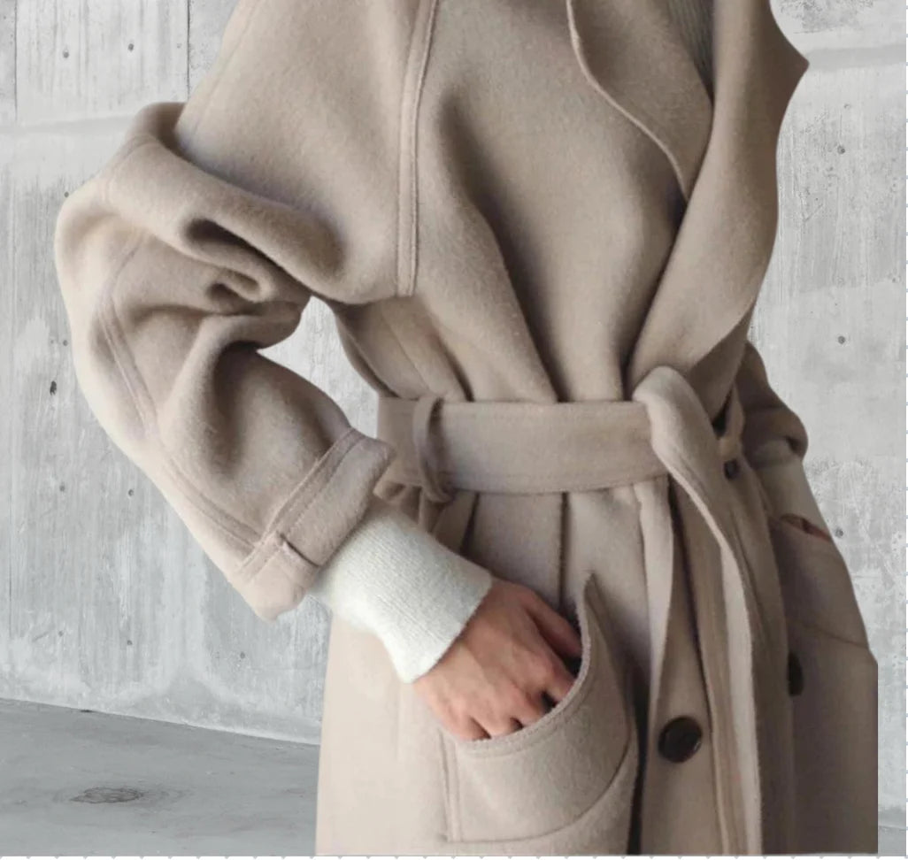 Longline Wool Coat | Women's Winter Coats 4