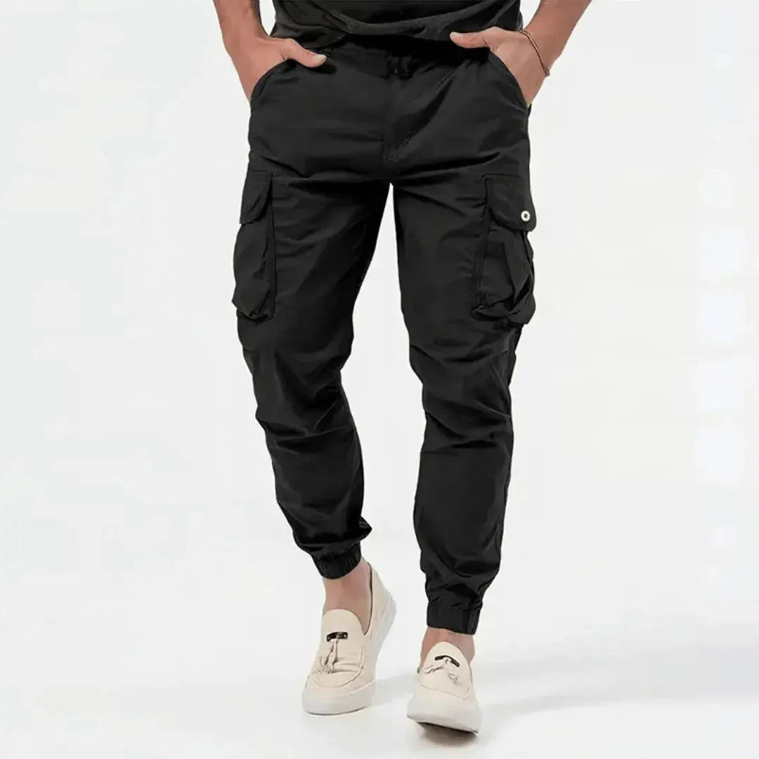 Men's Cargo Joggers with Drawstring Waist | Men's Jogger Pants 0