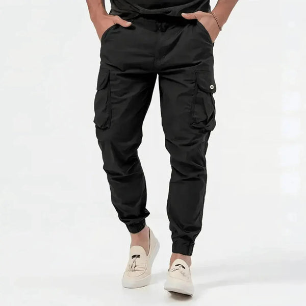 Men's Cargo Joggers with Drawstring Waist | Men's Jogger Pants 0