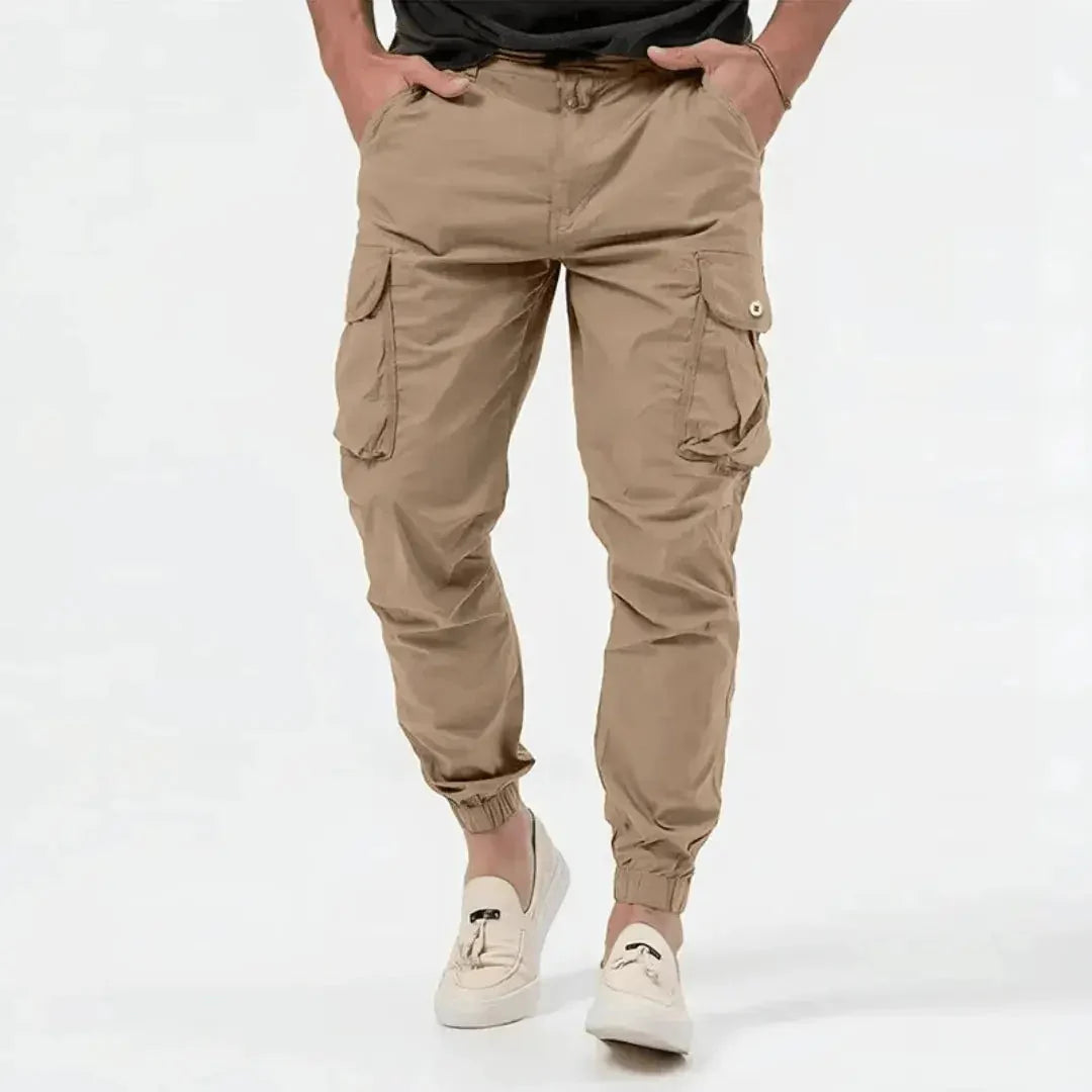 Men's Cargo Joggers with Drawstring Waist | Men's Jogger Pants 4