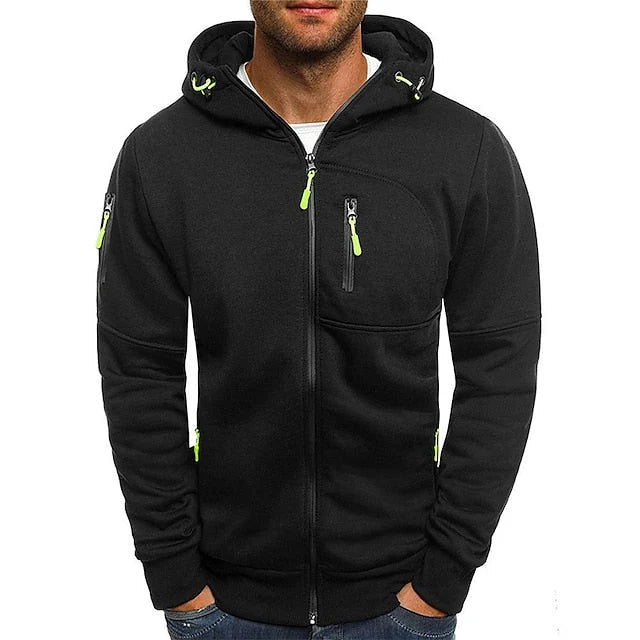 Men's Cotton Zip-Up Hoodie ? Comfort and Style for Active Days 1
