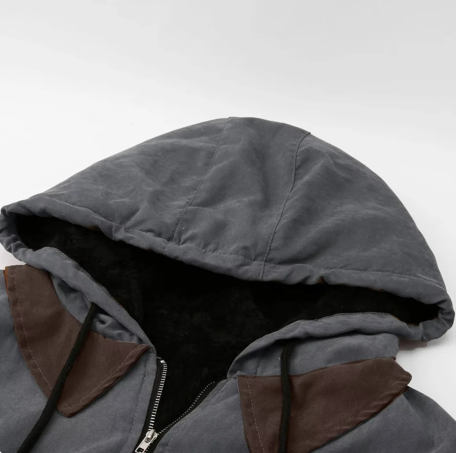 Men's Hooded Full Zip Jacket – Stay Warm with Stylish Comfort 5