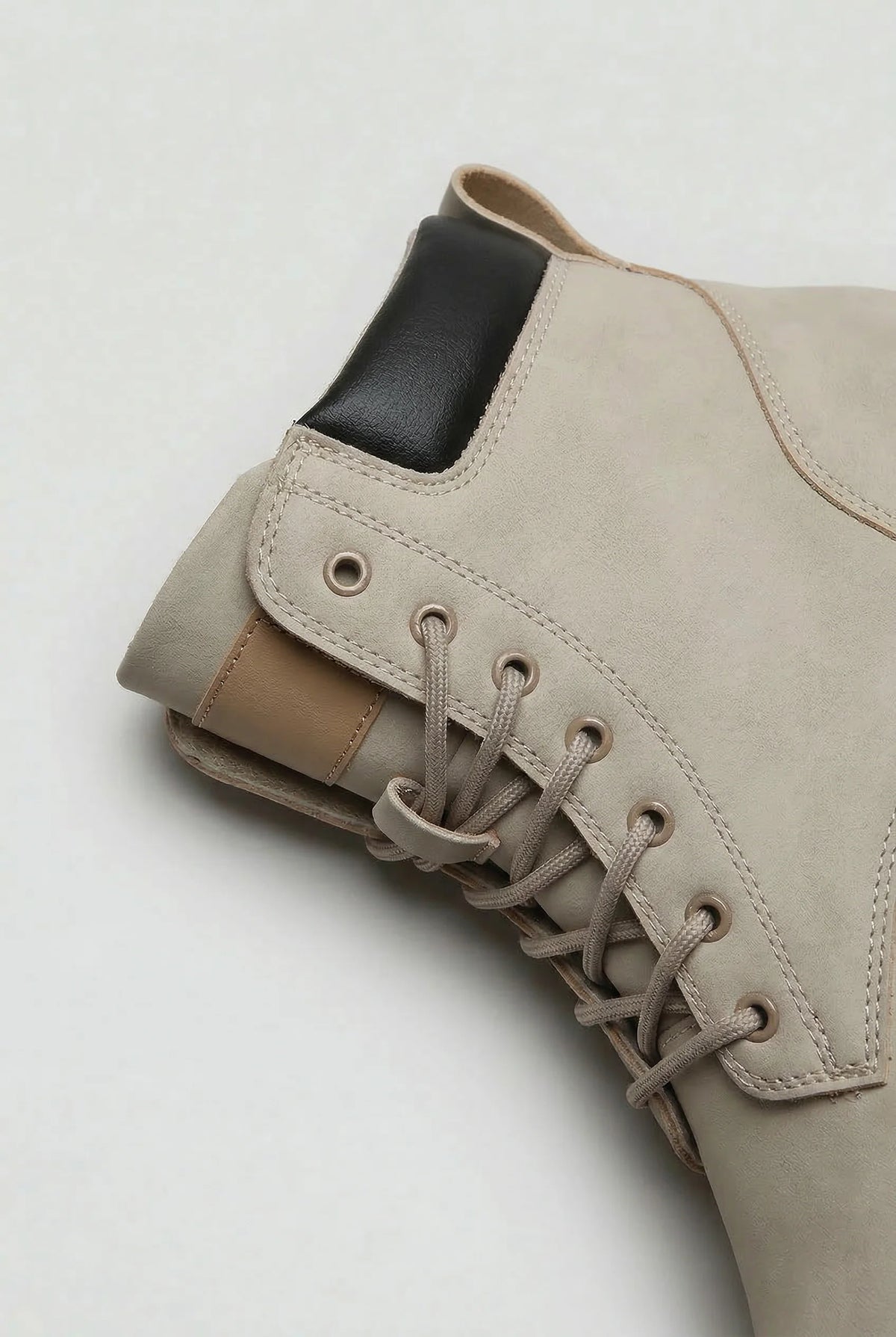 Men's Lace-Up Boots with Chunky Lug Sole 2