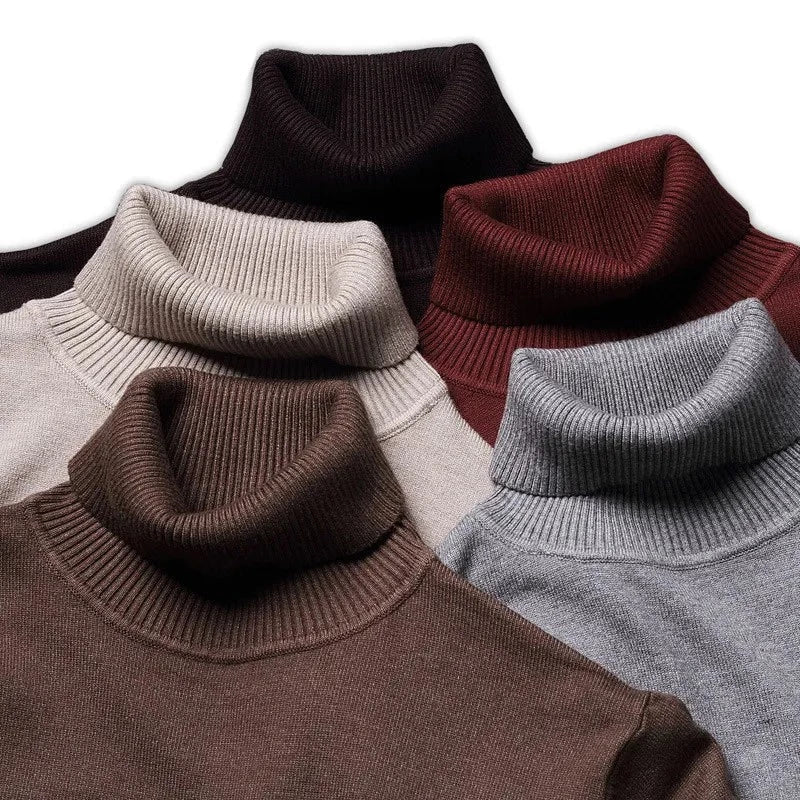 Men's Merino Wool Turtleneck Sweater ? Cozy Warmth with Timeless Style 5