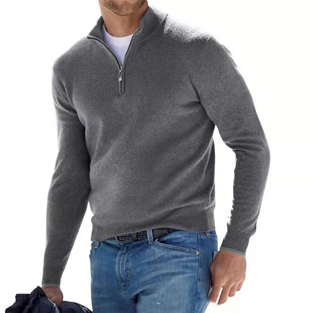 Men's Quarter Zip Sweater – Stylish Comfort for Every Occasion 1