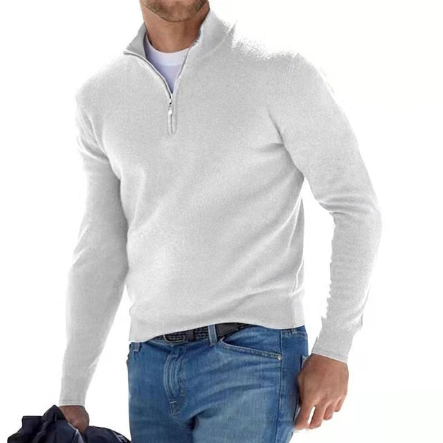 Men's Quarter Zip Sweater – Stylish Comfort for Every Occasion 4