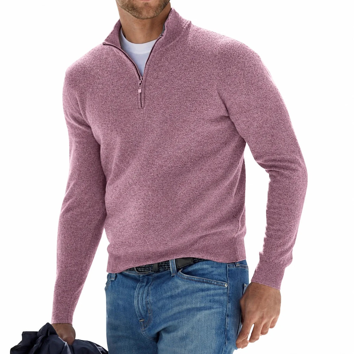 Men's Quarter Zip Sweater – Stylish Comfort for Every Occasion 7