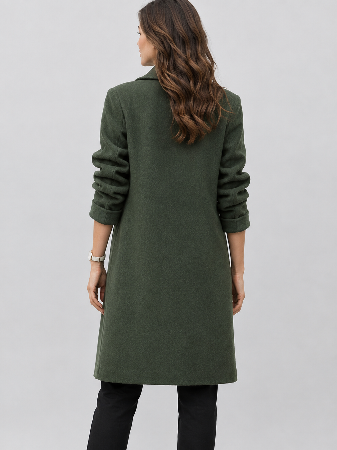 Women’s Double Breasted Mid-length Winter Coat