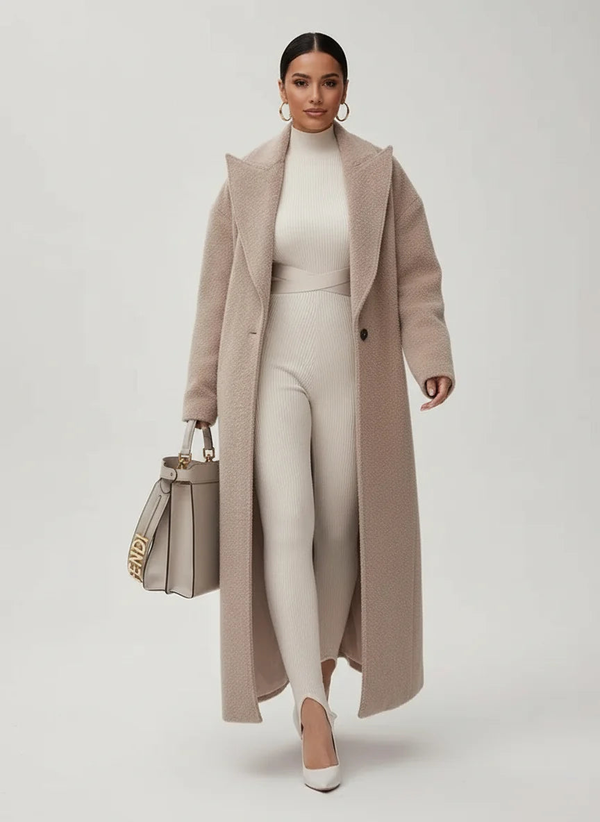 Novara Oversized Long Coat – Effortless Style with All-Day Comfort 2