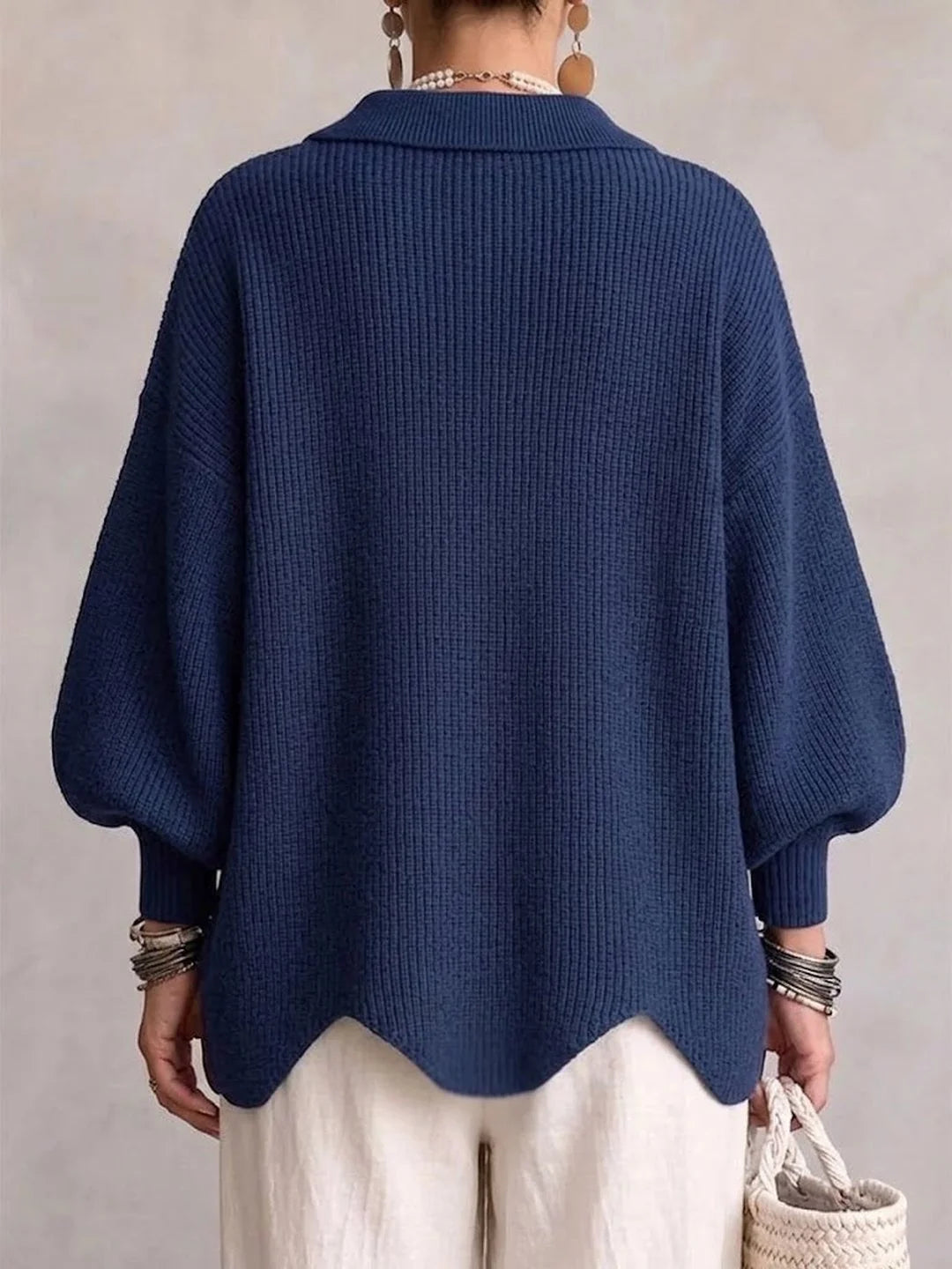 Oversized Collared Cardigan | Cardigans for Women 1