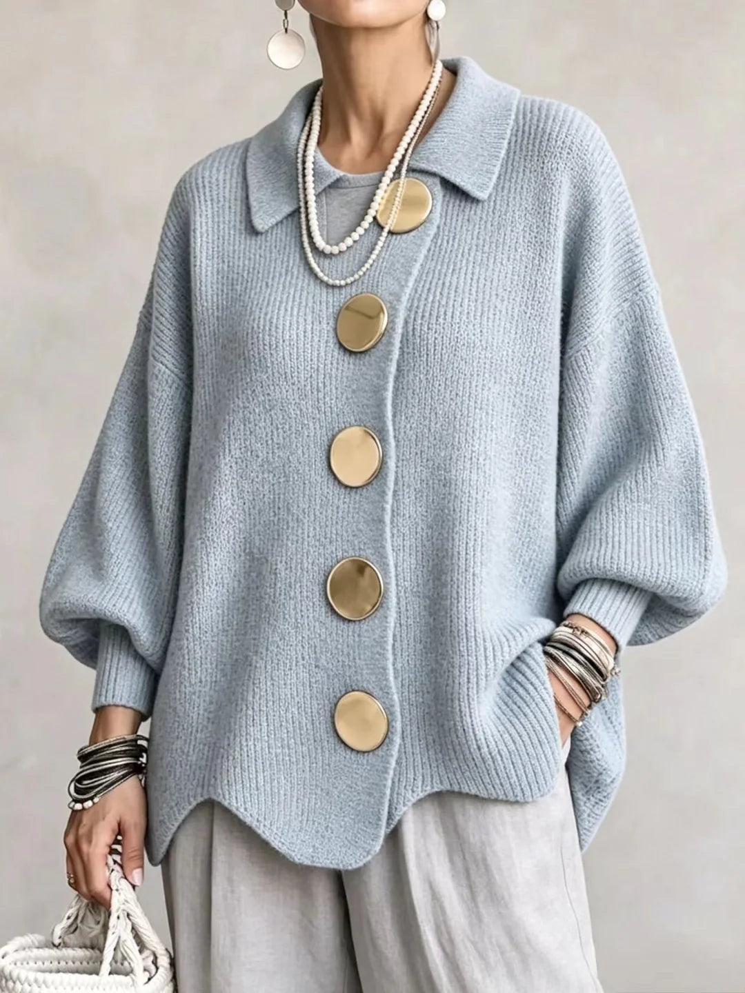 Oversized Collared Cardigan | Cardigans for Women 2
