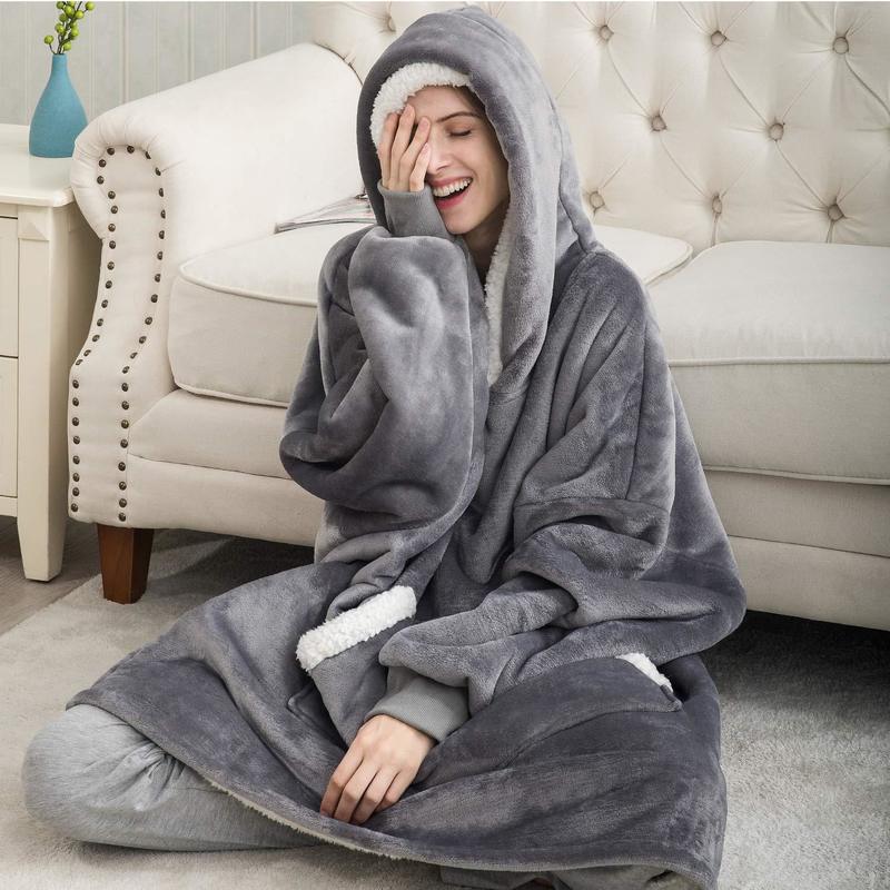 Oversized Hooded Wearable Blanket | Cozy Sweatshirt 3