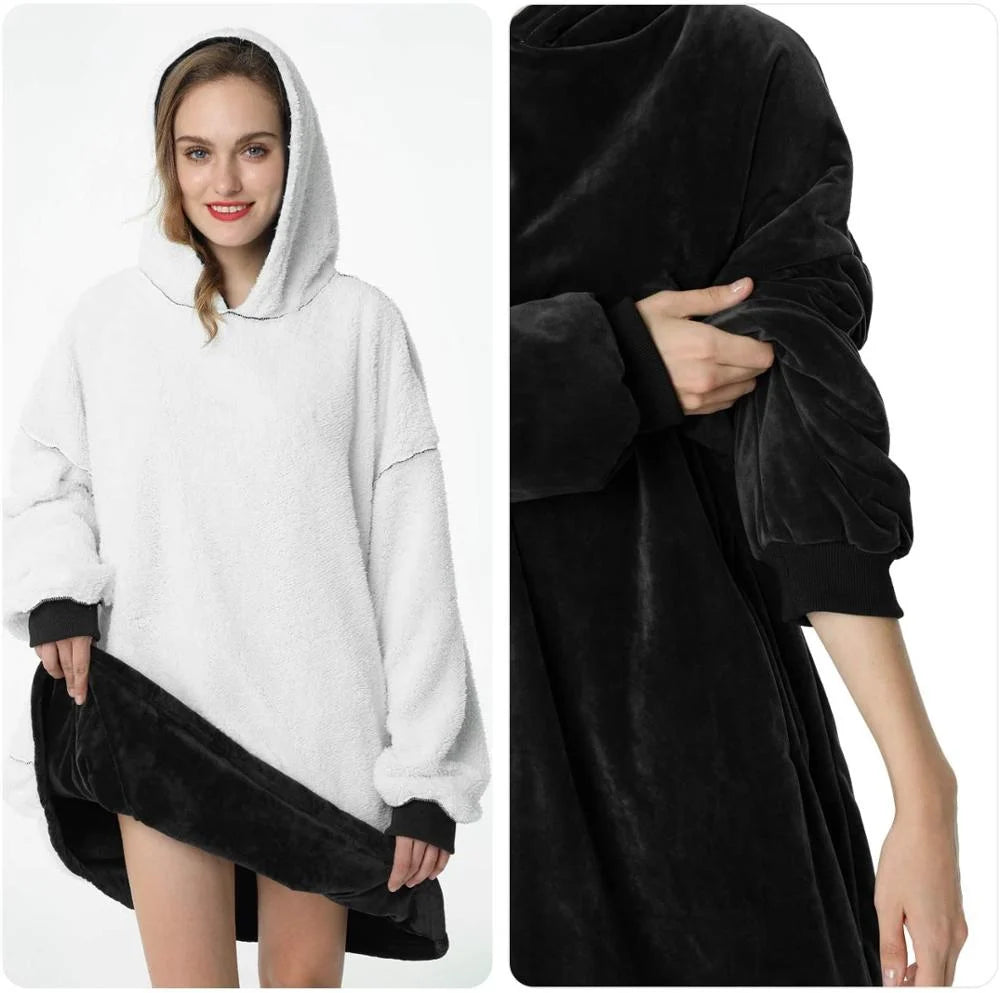 Oversized Hooded Wearable Blanket | Cozy Sweatshirt 4