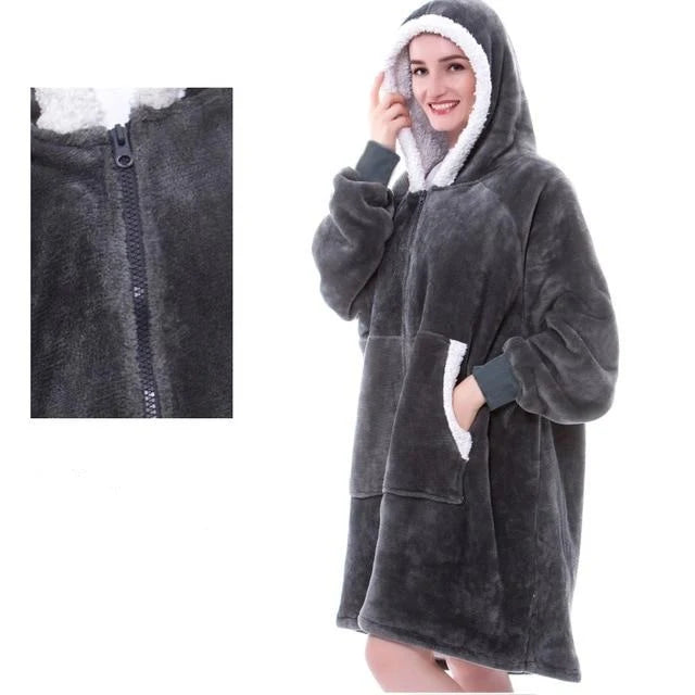 Oversized Hooded Wearable Blanket | Cozy Sweatshirt 9