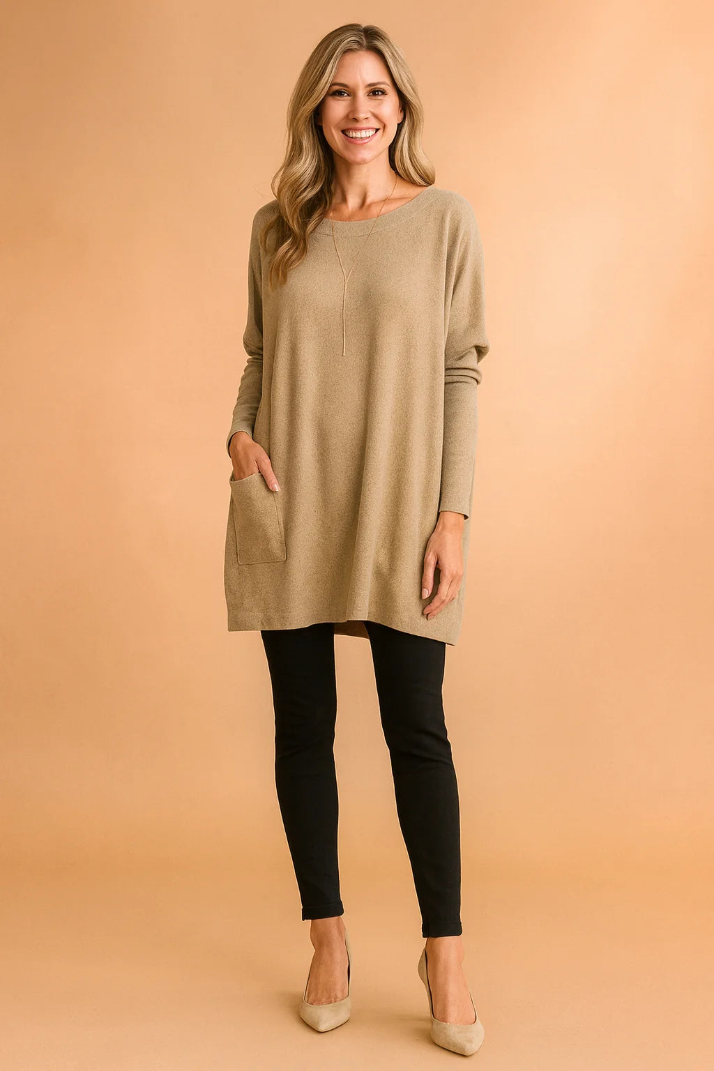 Oversized Pocket Sweater ? Cozy Style for Everyday Comfort 2