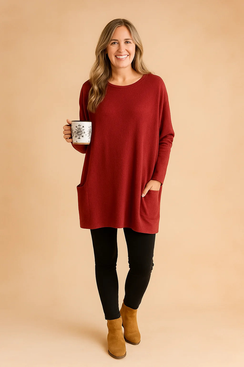 Oversized Pocket Sweater ? Cozy Style for Everyday Comfort 4
