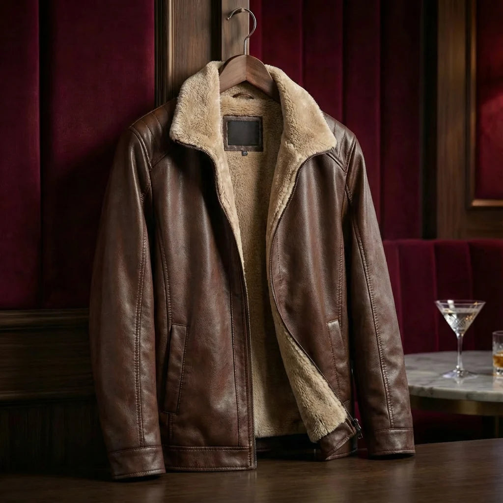 Portofino Leather Jacket | Men's Classic Leather Outerwear 0