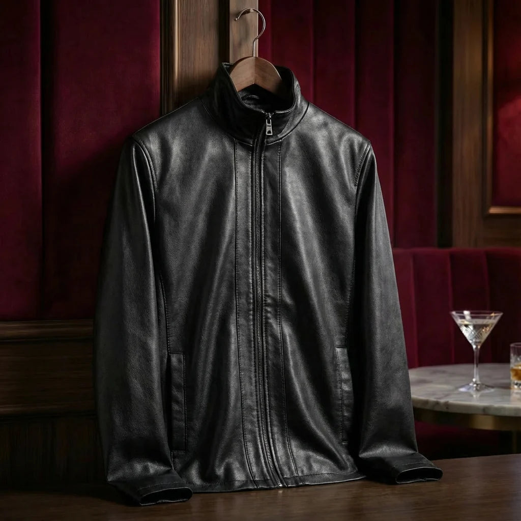 Portofino Leather Jacket | Men's Classic Leather Outerwear 3