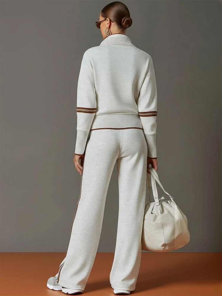 Relaxed Wide Leg Lounge Set ? Effortless Comfort & Chic Style 2