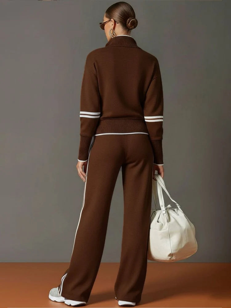 Relaxed Wide Leg Lounge Set ? Effortless Comfort & Chic Style 6