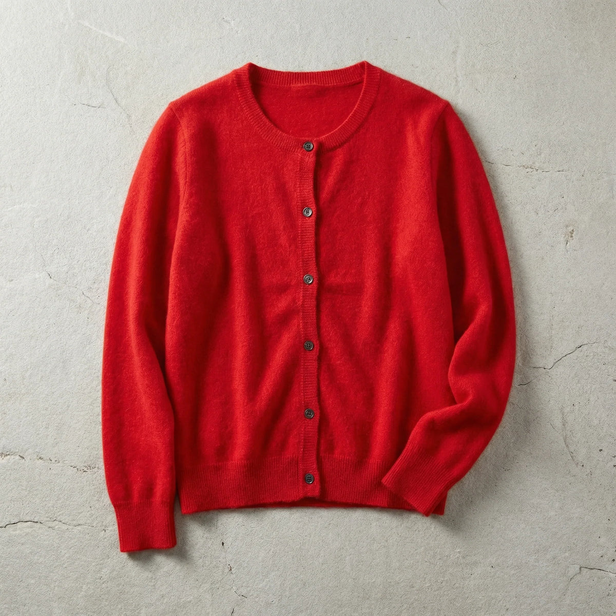 Sienna Mink Cardigan | Women's Loose O-Neck Sweater 7
