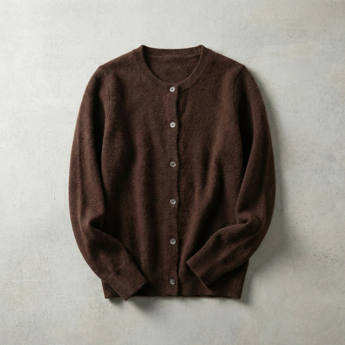 Sienna Mink Cardigan | Women's Loose O-Neck Sweater 9