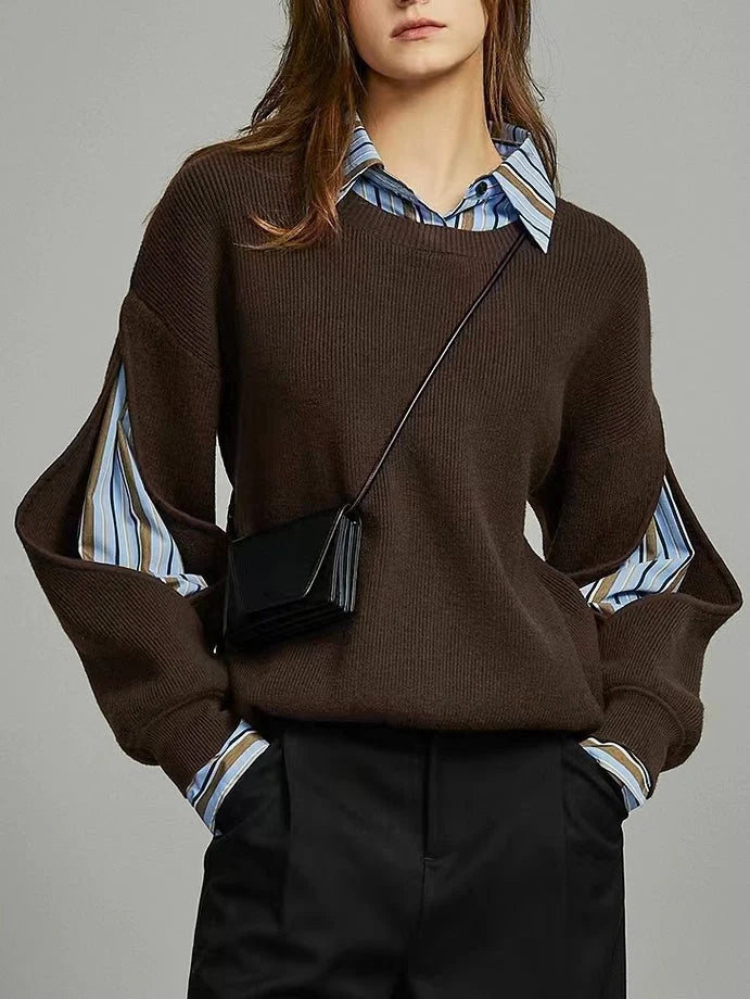 Women’s Knit Jumper Sweater ? Cozy Style with Effortless Layered Comfort 0