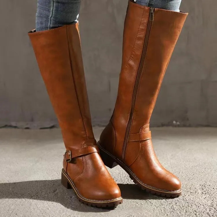 Women's Orthopedic Leather Boots – All-Day Comfort & Stylish Support 0