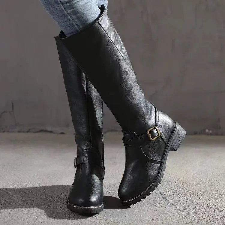 Women's Orthopedic Leather Boots – All-Day Comfort & Stylish Support 1