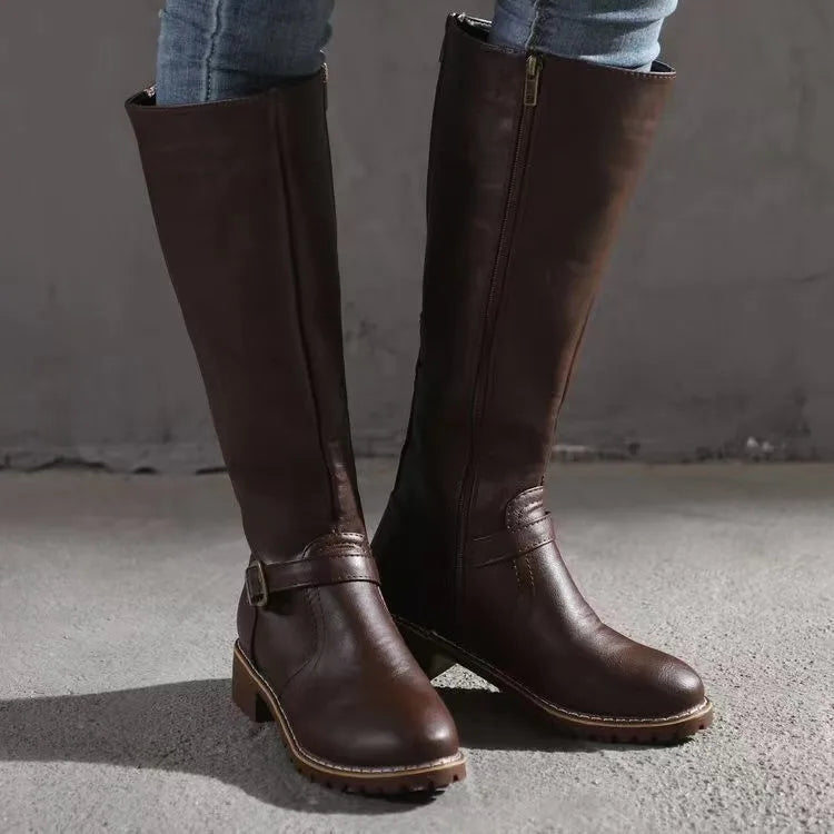 Women's Orthopedic Leather Boots – All-Day Comfort & Stylish Support 2
