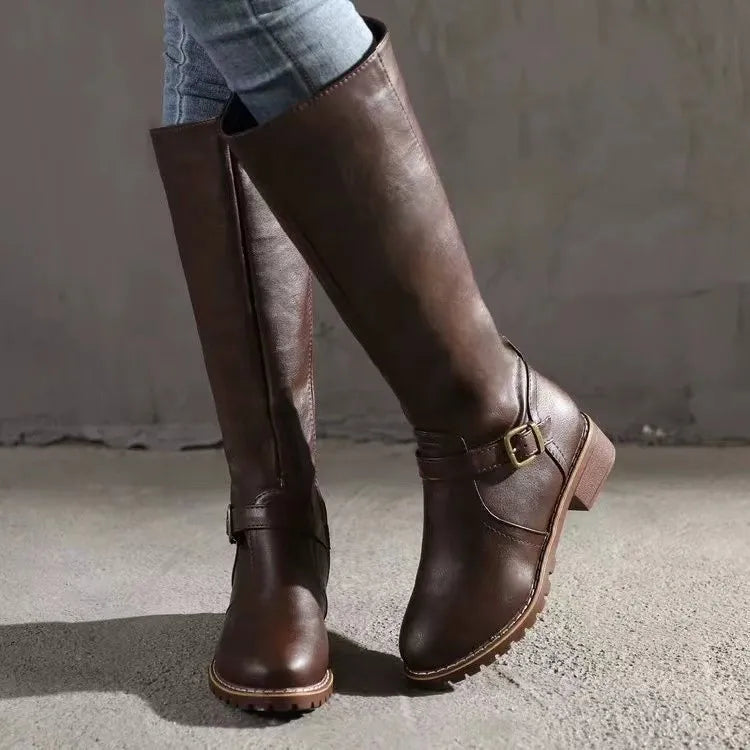 Women's Orthopedic Leather Boots – All-Day Comfort & Stylish Support 3