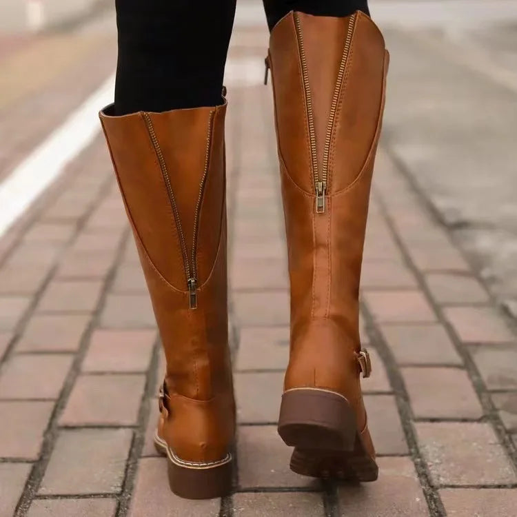 Women's Orthopedic Leather Boots – All-Day Comfort & Stylish Support 5