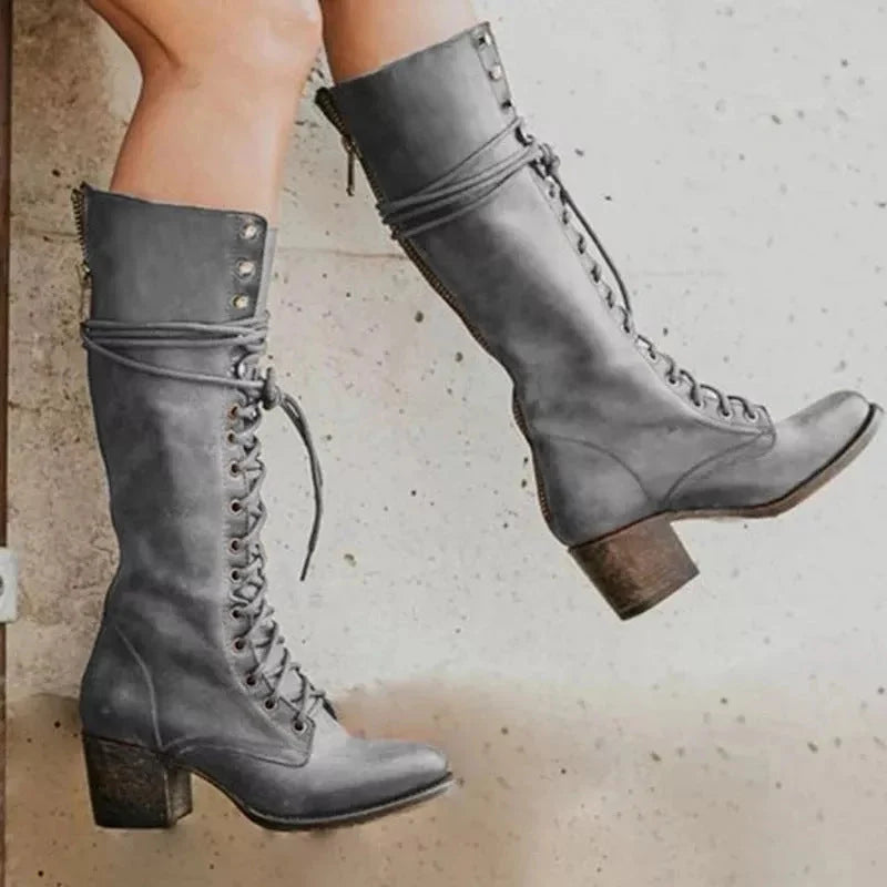 Women's Orthopedic Leather Boots ? Stylish Comfort with Arch Support 1