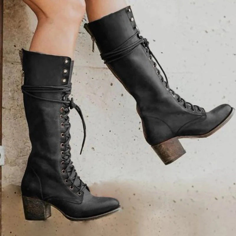Women's Orthopedic Leather Boots ? Stylish Comfort with Arch Support 3