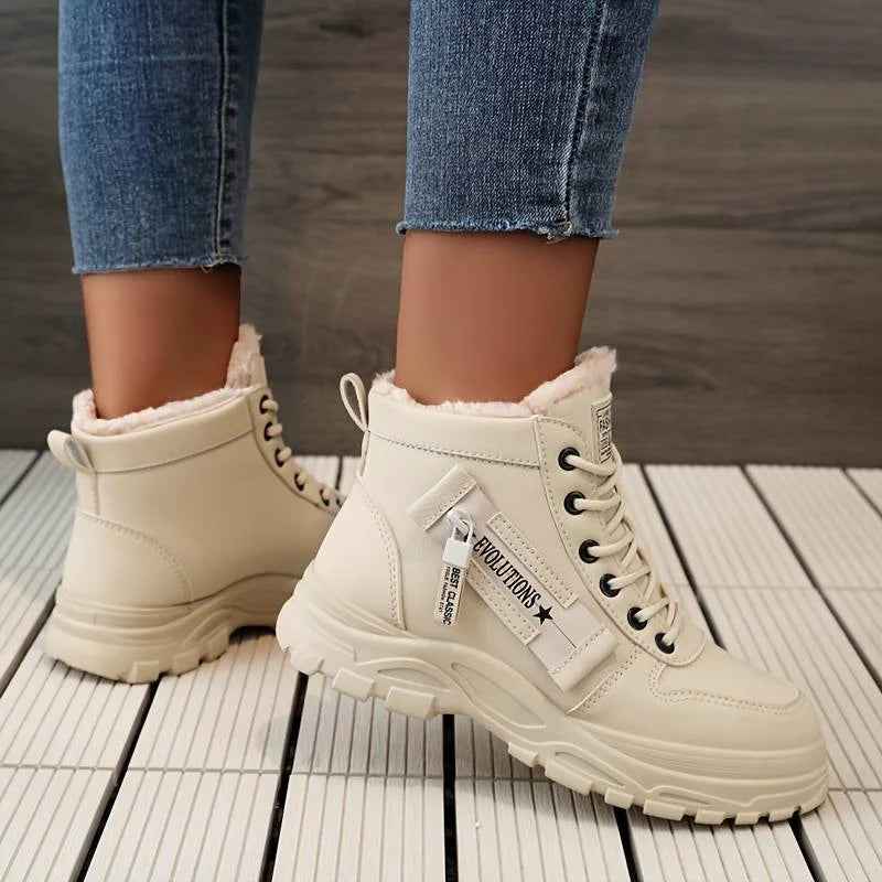 Women's Waterproof Snow Boots – Stay Warm and Dry All Winter 0