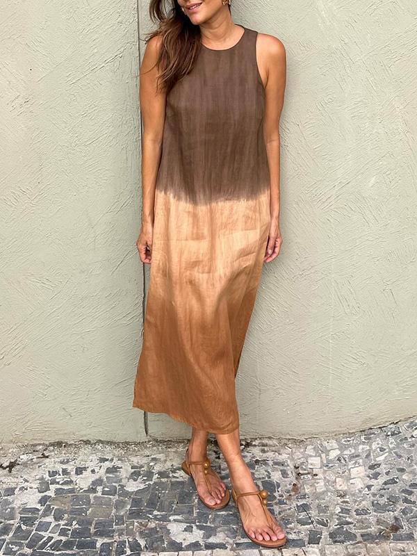 ELENA - ELEGANT LUXURY FLOWING PRINT DRESS