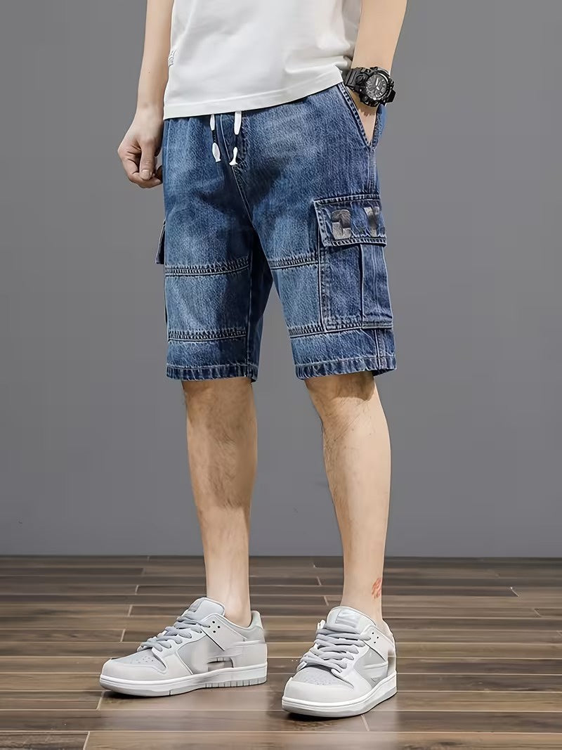 Men’s Cargo Shorts with Drawstring