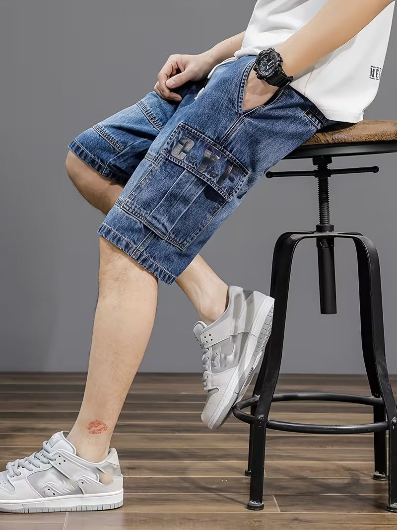 Men’s Cargo Shorts with Drawstring